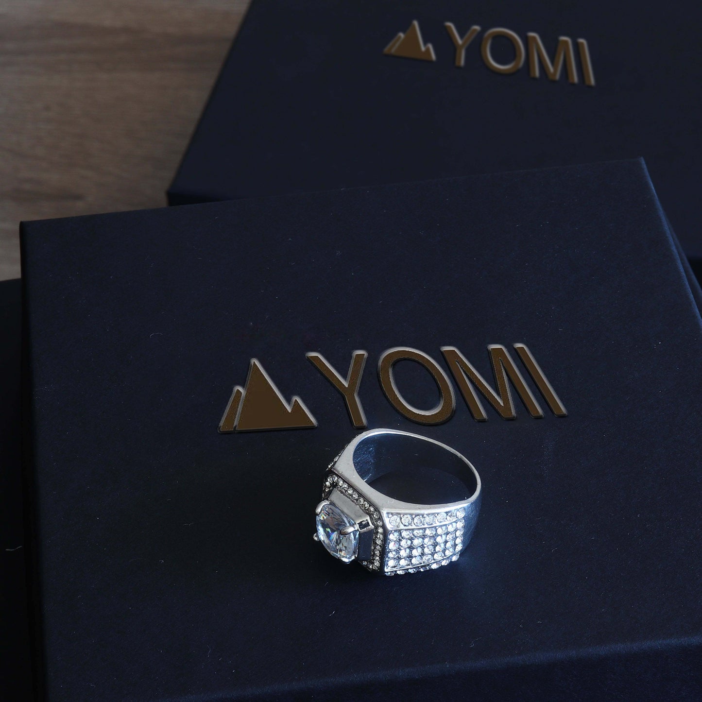 YoMi White Gold King Sized Diamond Ring